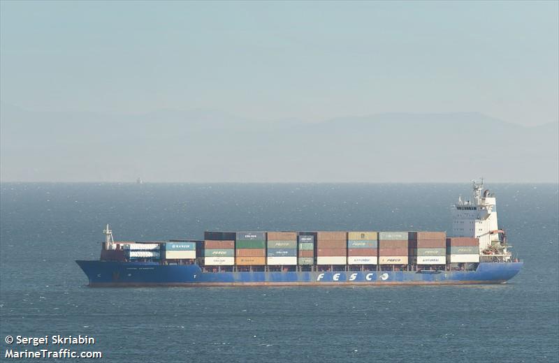kapitan afanasyev (Container Ship) - IMO 9130133, MMSI 636022497, Call Sign 5LJB8 under the flag of Liberia