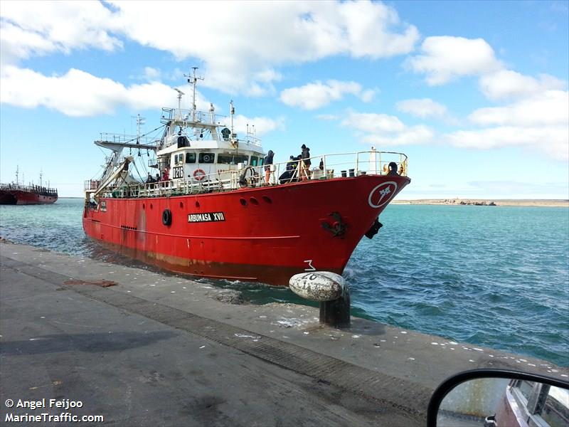 arbumasa xvii (Fishing Vessel) - IMO 9053751, MMSI 701000626, Call Sign LW 9336 under the flag of Argentina