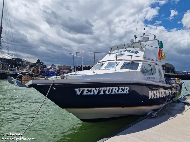 venturer (Passenger ship) - IMO , MMSI 235040458, Call Sign MPUB8 under the flag of United Kingdom (UK)