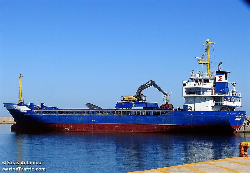 taxiarchis m (General Cargo Ship) - IMO 7711907, MMSI 240477700, Call Sign SVB3654 under the flag of Greece