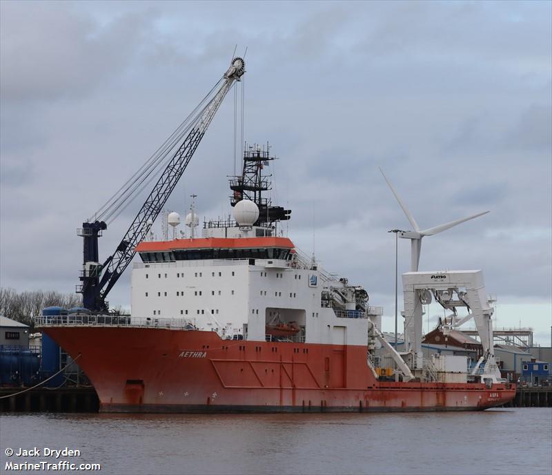 aethra (Offshore Support Vessel) - IMO 9181481, MMSI 241831000, Call Sign SVDM6 under the flag of Greece