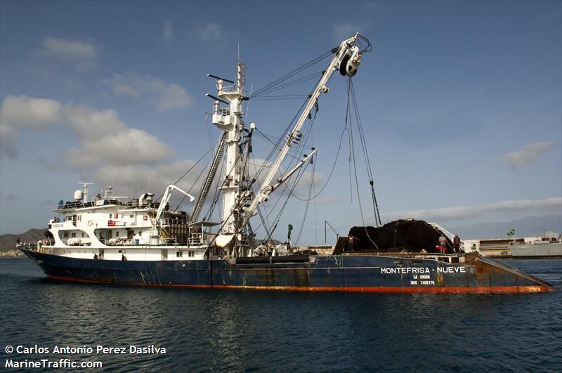 montefrisa nueve (Fishing Vessel) - IMO 7409176, MMSI 359101000, Call Sign YSC3216 under the flag of El Salvador