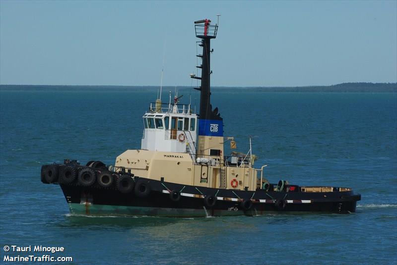 sheringa (Tug) - IMO 8409288, MMSI 503506000, Call Sign VJWE under the flag of Australia