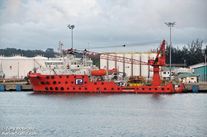 crest nautilus 2 (Offshore Support Vessel) - IMO 9554614, MMSI 564371000, Call Sign 9V8282 under the flag of Singapore