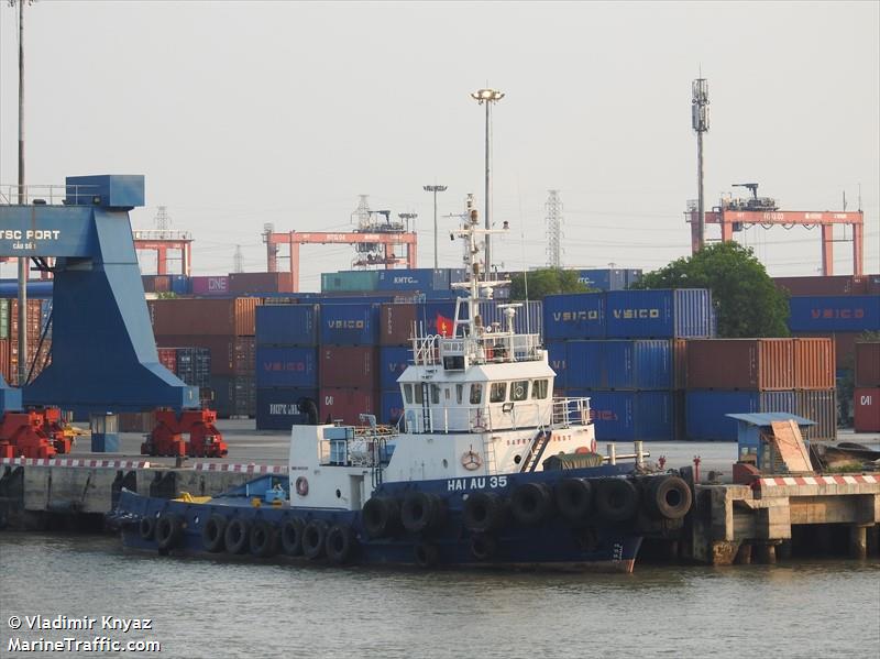 hai au 35 (Tug) - IMO 9413107, MMSI 574003400, Call Sign 3WAZ7 under the flag of Vietnam