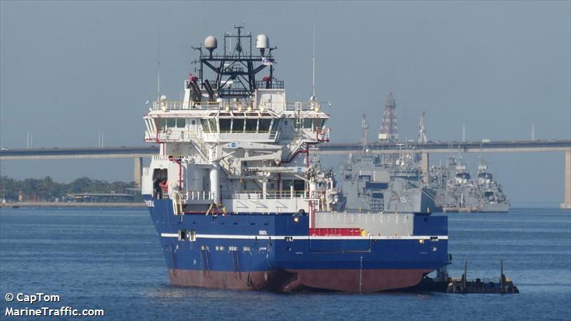 rem mistral (Offshore Tug/Supply Ship) - IMO 9620982, MMSI 710005627, Call Sign PU7035 under the flag of Brazil