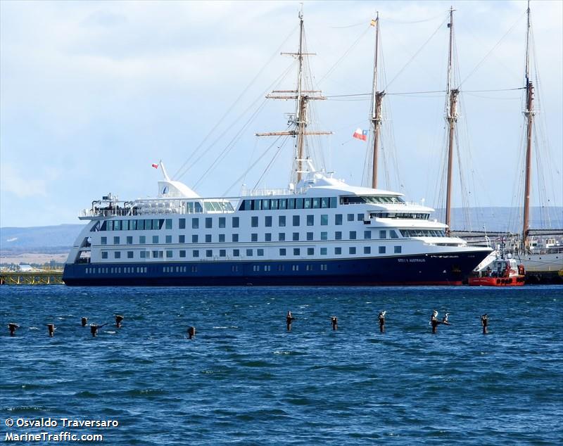 stella australis (Passenger (Cruise) Ship) - IMO 9534676, MMSI 725017800, Call Sign CBST under the flag of Chile