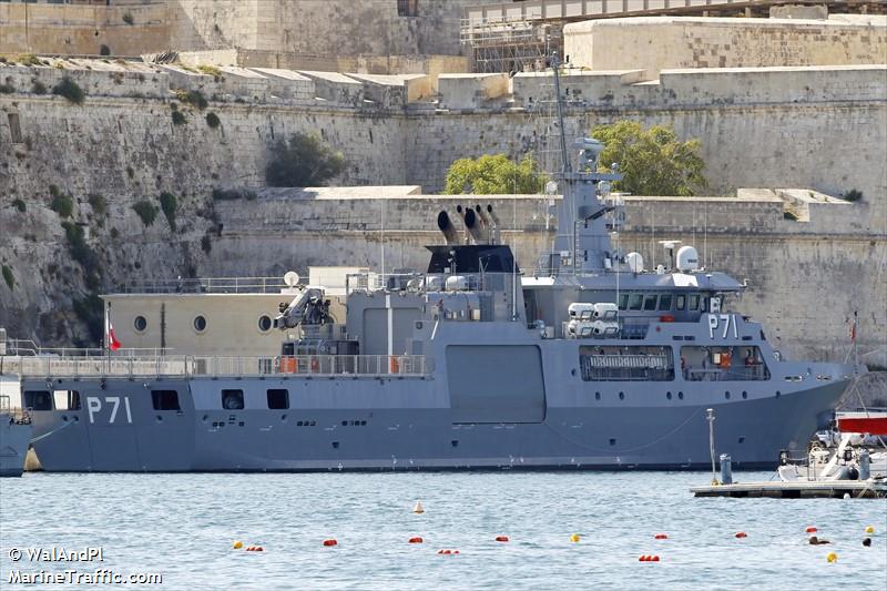 p71 (-) - IMO , MMSI 229500000, Call Sign 9HA5769 under the flag of Malta