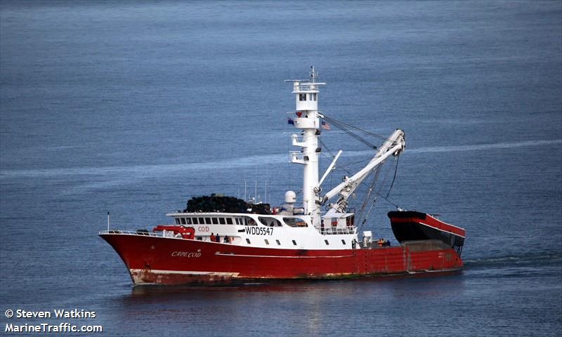 cape cod (Fishing Vessel) - IMO 7806283, MMSI 367640000, Call Sign WDD5547 under the flag of United States (USA)