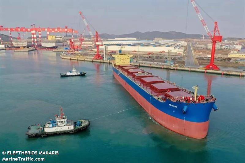 trikeri (Bulk Carrier) - IMO 9941374, MMSI 538009996, Call Sign V7A5439 under the flag of Marshall Islands
