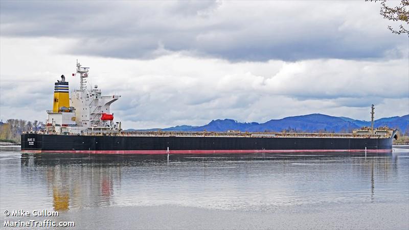 duke ii (Bulk Carrier) - IMO 9399090, MMSI 538010368, Call Sign V7A5949 under the flag of Marshall Islands