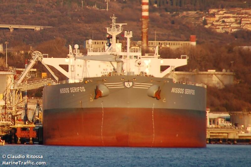 nissos serifos (Crude Oil Tanker) - IMO 9592264, MMSI 538010371, Call Sign V7A5953 under the flag of Marshall Islands