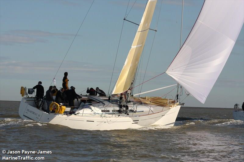 heartbeat iv (Pleasure craft) - IMO , MMSI 235086549, Call Sign 2ENE4 under the flag of United Kingdom (UK)