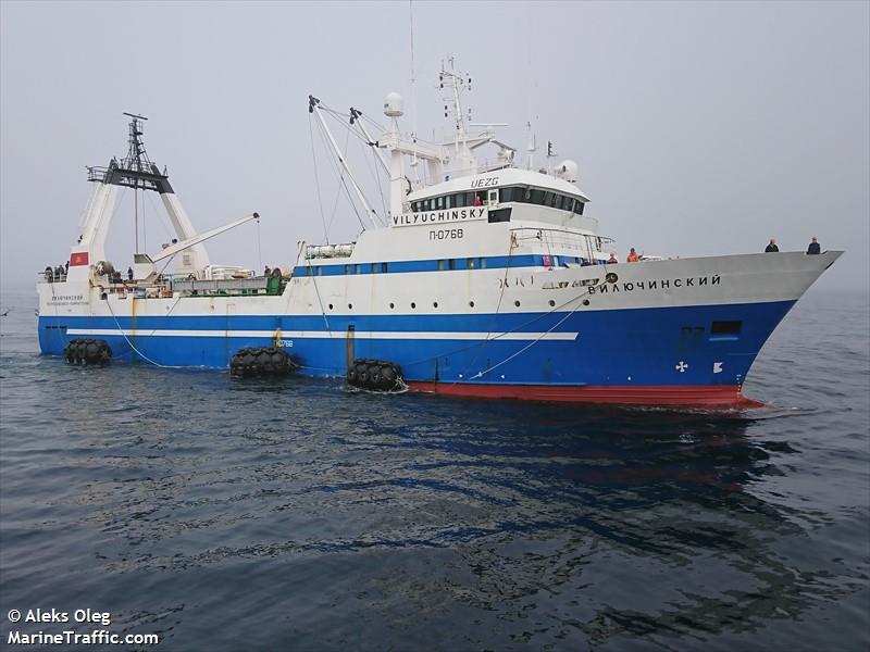 vilyuchinsky (Fish Factory Ship) - IMO 8901444, MMSI 273843810, Call Sign UEZG under the flag of Russia