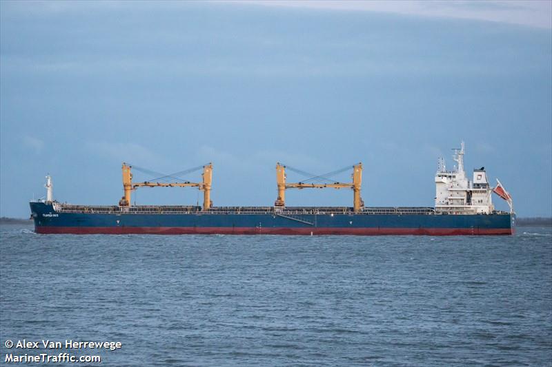 clipper iris (Bulk Carrier) - IMO 9720964, MMSI 538010389, Call Sign V7A5977 under the flag of Marshall Islands