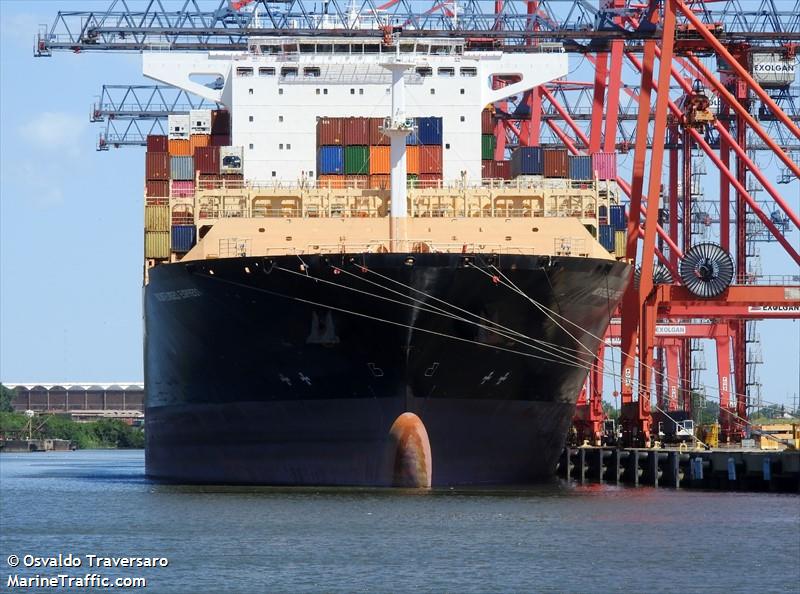montevideo express (Container Ship) - IMO , MMSI 211112000, Call Sign DIIC2 under the flag of Germany