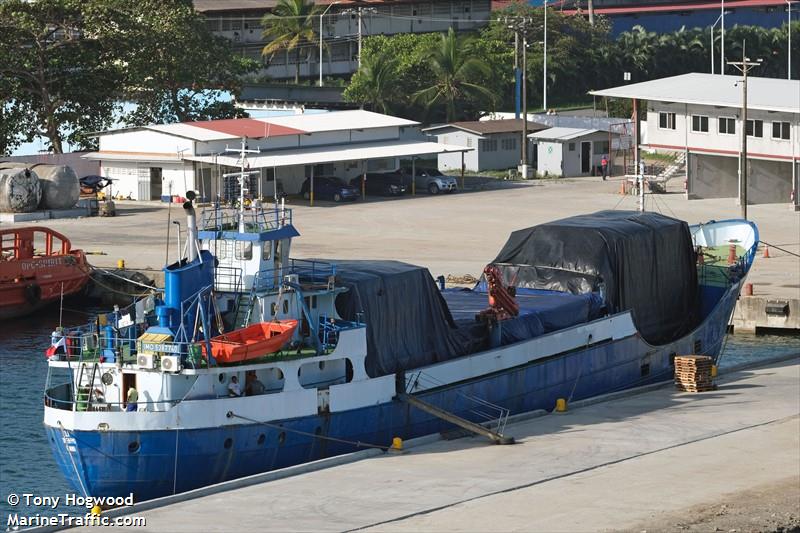 eli (General Cargo Ship) - IMO 5387740, MMSI 352001578, Call Sign HOA7376 under the flag of Panama