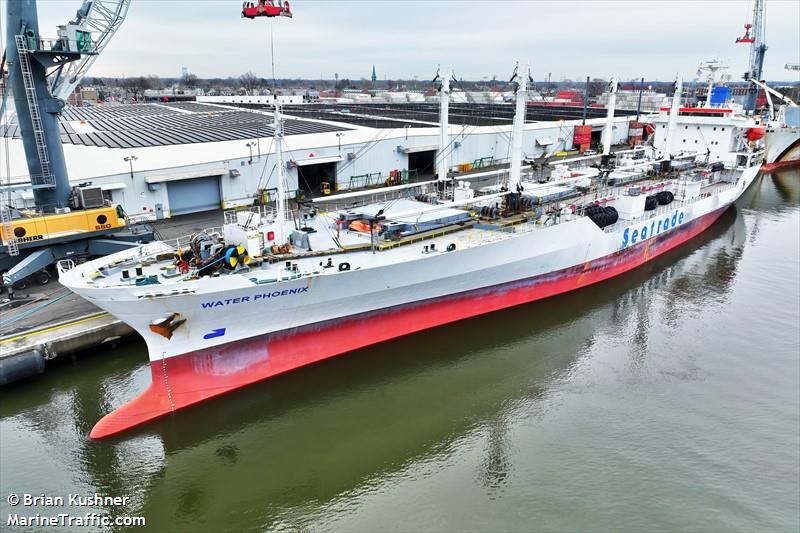 water phoenix (Refrigerated Cargo Ship) - IMO 9045168, MMSI 352002311, Call Sign 3E3523 under the flag of Panama