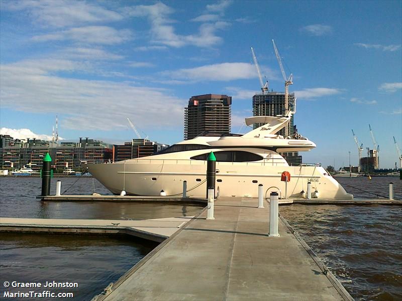 azure skye (Pleasure craft) - IMO , MMSI 503726900, Call Sign CT210S under the flag of Australia