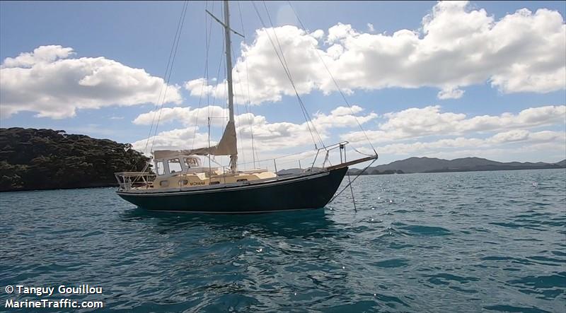 mchana (Sailing vessel) - IMO , MMSI 512008523, Call Sign ZMP2663 under the flag of New Zealand