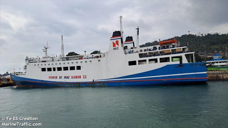 km.amadea (Passenger/Ro-Ro Cargo Ship) - IMO , MMSI 525201093 under the flag of Indonesia