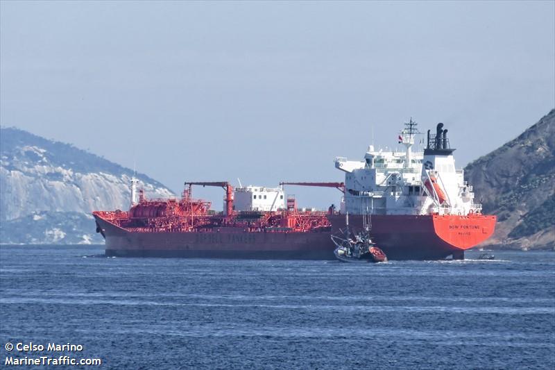 bow fortune (Chemical/Oil Products Tanker) - IMO 9168635, MMSI 538009778, Call Sign V7A5150 under the flag of Marshall Islands