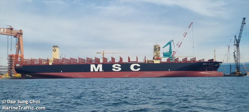 msc aaya (Container Ship) - IMO 9927263, MMSI 636021770, Call Sign 5LFP3 under the flag of Liberia