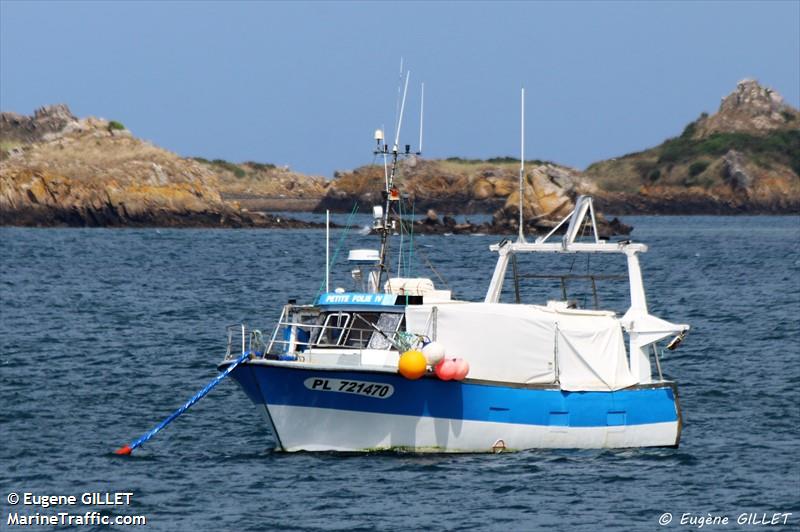 petite folie 4 (Fishing vessel) - IMO , MMSI 227632660, Call Sign FI 7172 under the flag of France