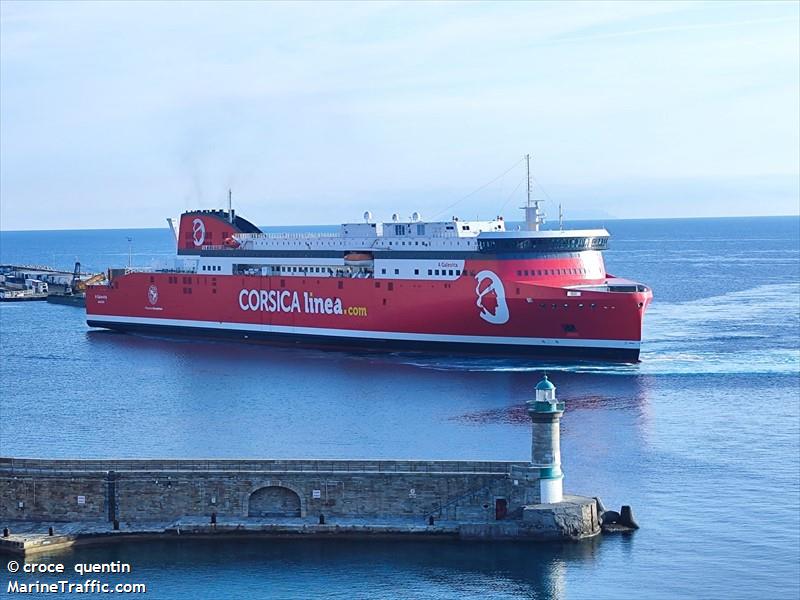 a galeotta (Passenger/Ro-Ro Cargo Ship) - IMO 9891749, MMSI 228426700, Call Sign FMSP under the flag of France