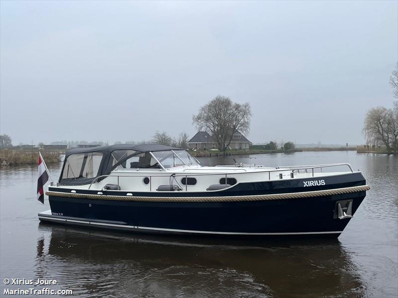 xirius (Pleasure craft) - IMO , MMSI 244370915, Call Sign PB2918 under the flag of Netherlands