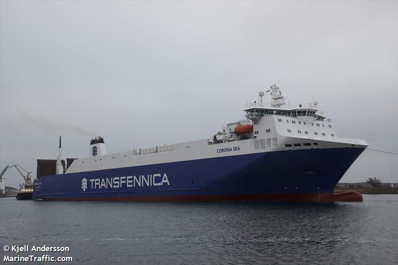 corona sea (Ro-Ro Cargo Ship) - IMO 9357597, MMSI 255814000, Call Sign CQUR under the flag of Madeira