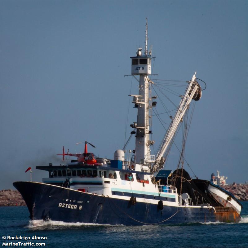 azteca 9 (Fishing Vessel) - IMO 8102309, MMSI 345080024 under the flag of Mexico