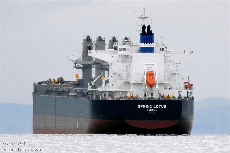 spring lotus (Bulk Carrier) - IMO 9942110, MMSI 352002238, Call Sign 3E2228 under the flag of Panama