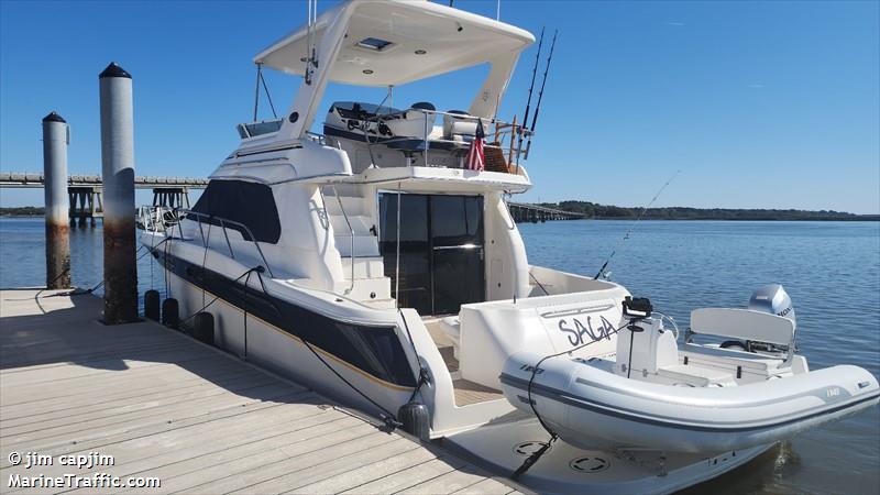 saga (Pleasure craft) - IMO , MMSI 368283560, Call Sign WDN4715 under the flag of United States (USA)