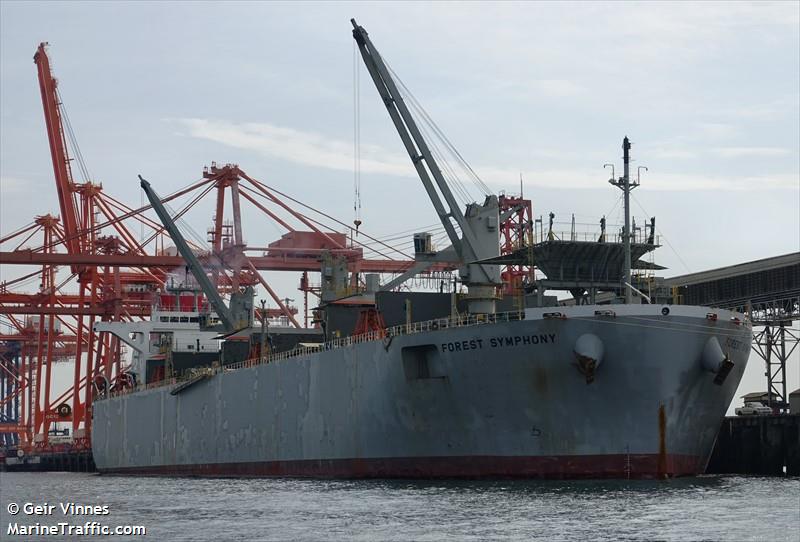 forest symphony (Wood Chips Carrier) - IMO 9542415, MMSI 431885000, Call Sign 7KOB under the flag of Japan