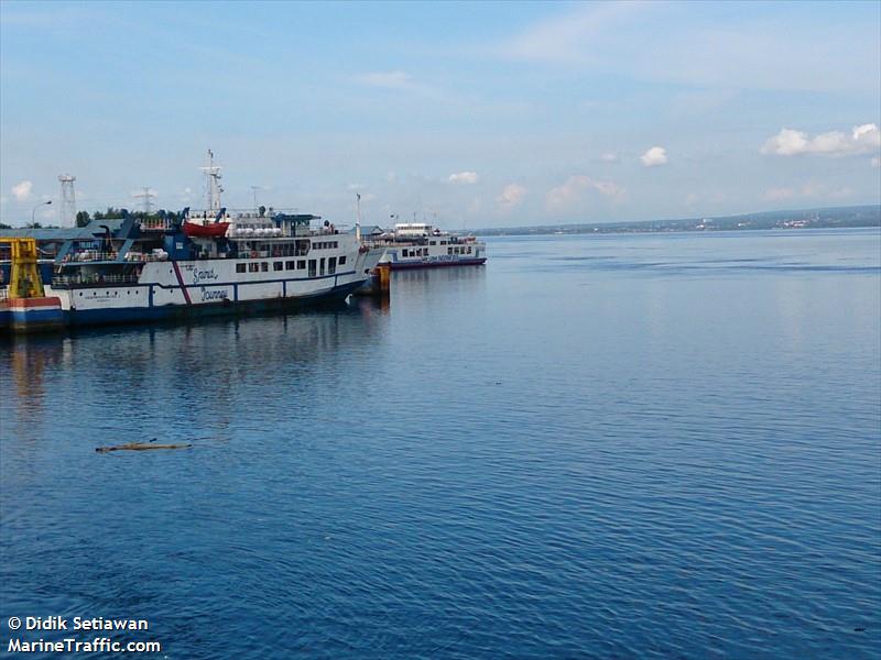 kmp.gerbang samudra2 (Passenger ship) - IMO , MMSI 525022108, Call Sign POAR under the flag of Indonesia