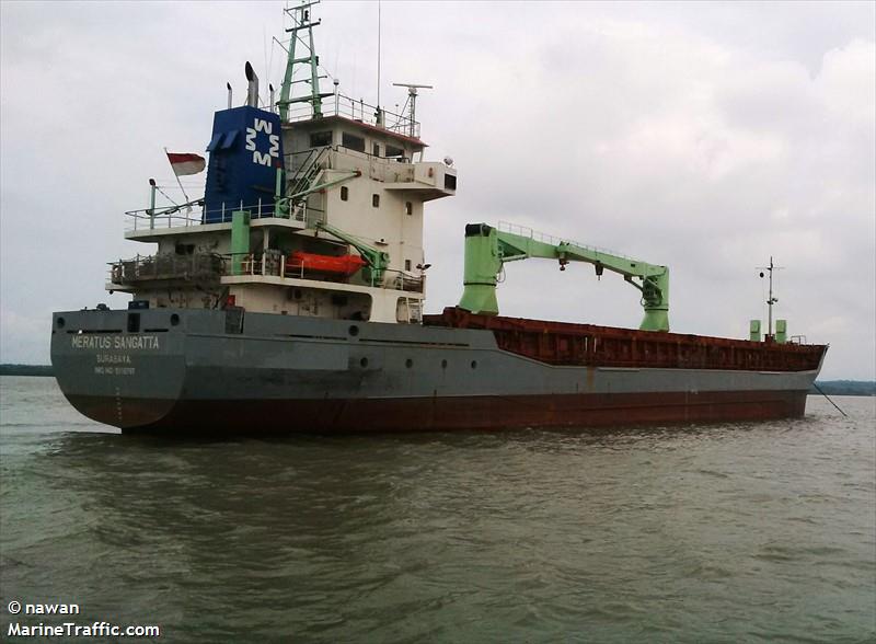 meratus sangatta (General Cargo Ship) - IMO 9116797, MMSI 525025072, Call Sign POEW under the flag of Indonesia