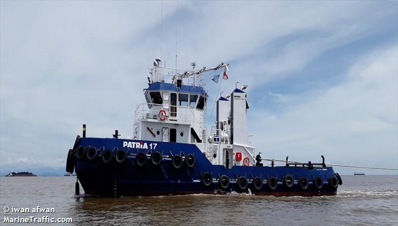 tb patria 17 (Tug) - IMO , MMSI 525500541, Call Sign YDC4121 under the flag of Indonesia