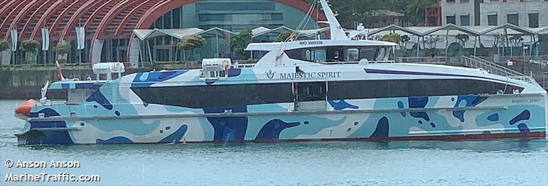 majestic spirit (Passenger Ship) - IMO 9980538, MMSI 563181900, Call Sign 9V8675 under the flag of Singapore