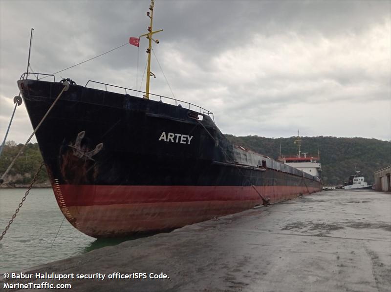 artey (General Cargo Ship) - IMO 8879251, MMSI 613517801, Call Sign TJM0125 under the flag of Cameroon