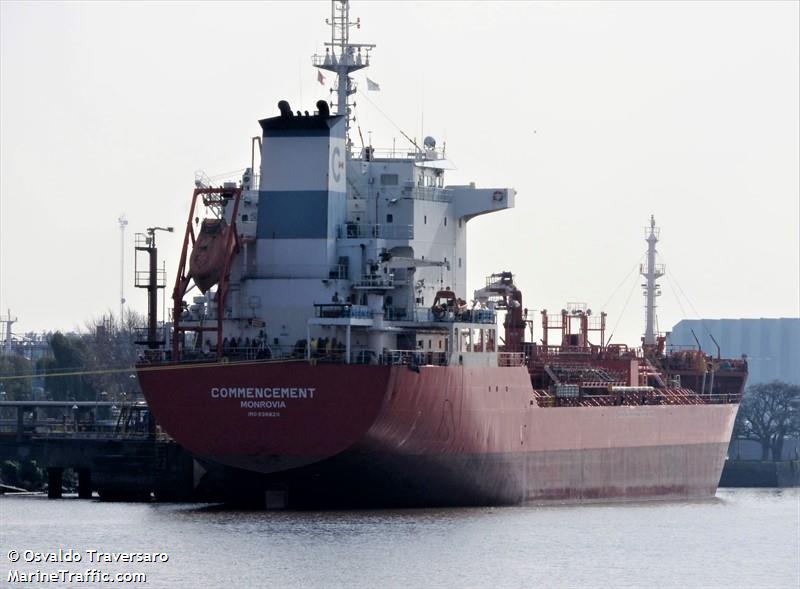 commencement (Chemical/Oil Products Tanker) - IMO 9388211, MMSI 636022061, Call Sign D5YC5 under the flag of Liberia