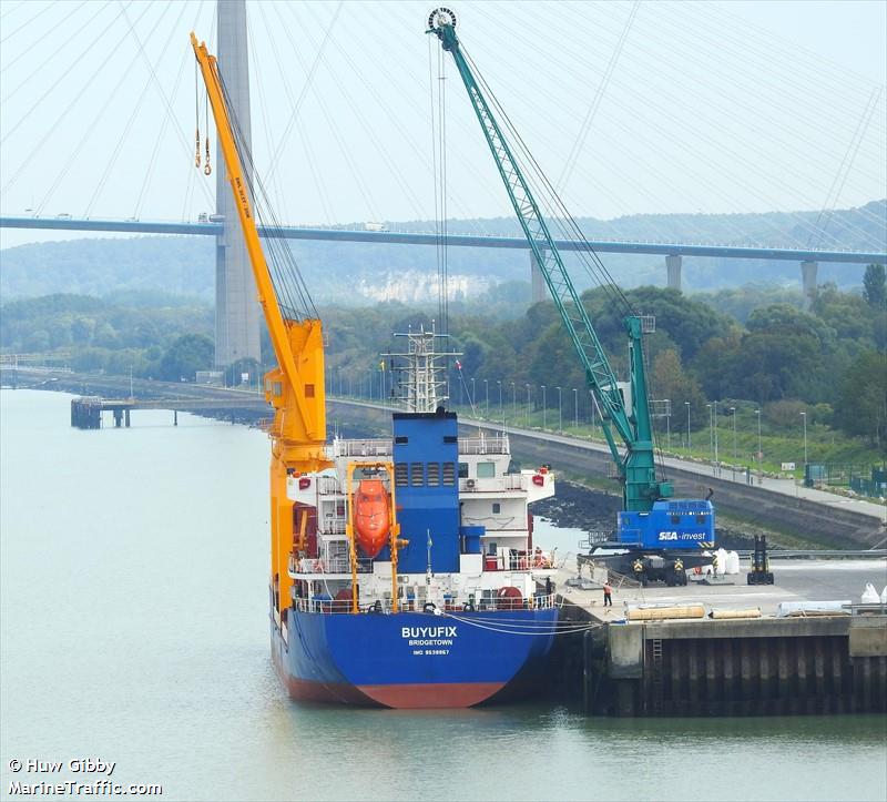 buyufix (General Cargo Ship) - IMO 9538957, MMSI 314728000, Call Sign 8PJO8 under the flag of Barbados