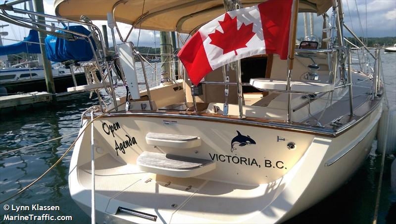 open agenda (Sailing vessel) - IMO , MMSI 316038428, Call Sign CFA2813 under the flag of Canada