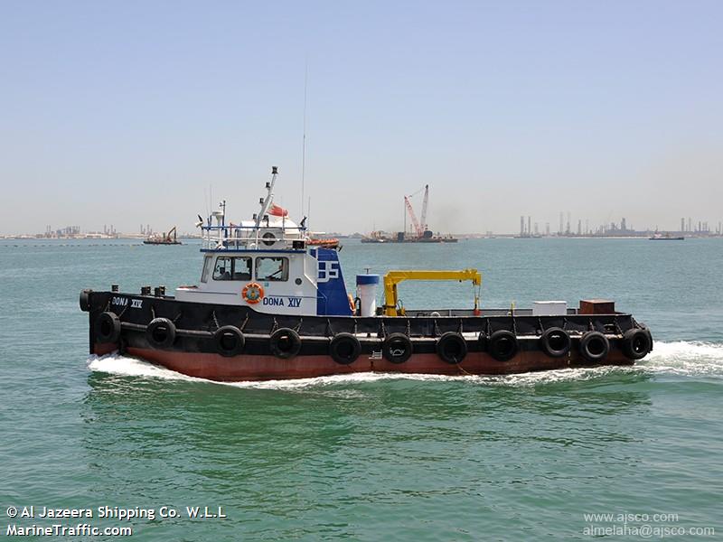 dona xiv (Tug) - IMO , MMSI 408642000, Call Sign A9D2846 under the flag of Bahrain