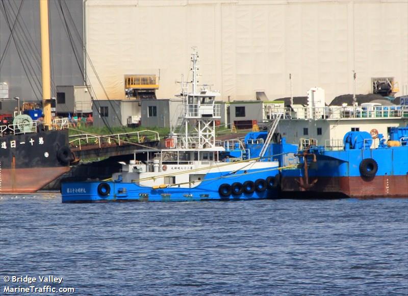 37myoujinmaru (Towing vessel) - IMO , MMSI 431001799, Call Sign MYOUJIN under the flag of Japan