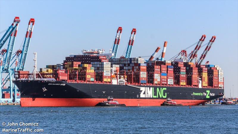 zim sammy ofer (Container Ship) - IMO 9931094, MMSI 477871500, Call Sign VRUX7 under the flag of Hong Kong