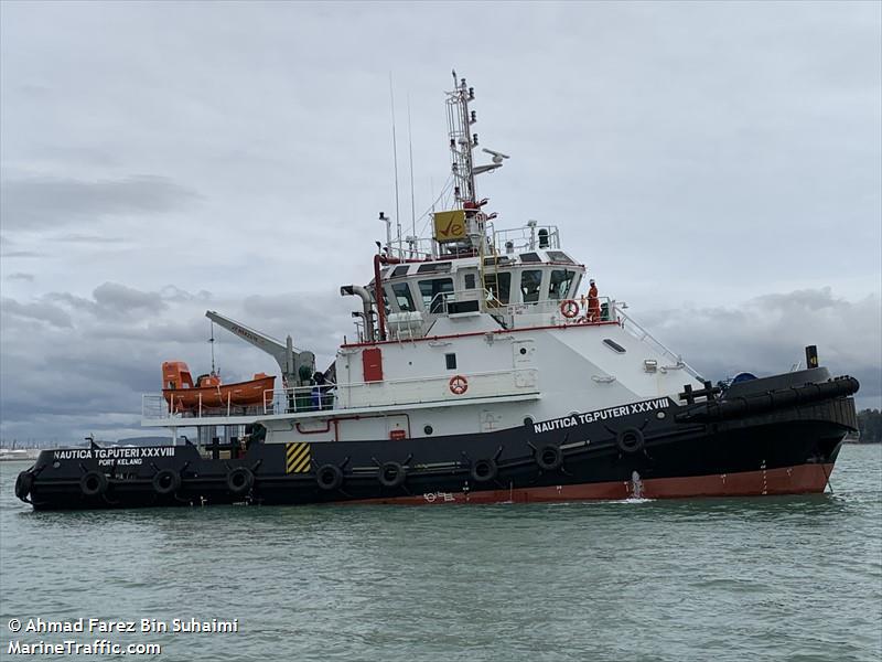 nautica tg.puteri 38 (Tug) - IMO 9788825, MMSI 533132474, Call Sign 9M2921 under the flag of Malaysia