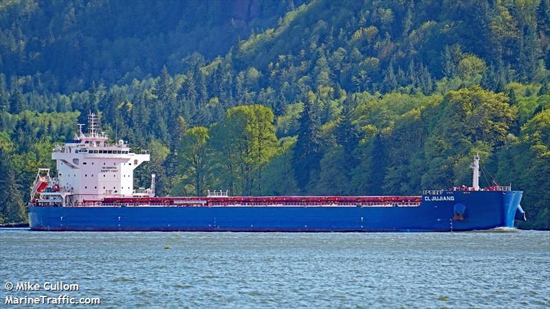 cl jiujiang (Bulk Carrier) - IMO 9938781, MMSI 538010278, Call Sign V7A5838 under the flag of Marshall Islands