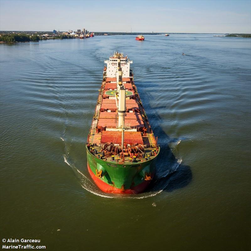 cape (Bulk Carrier) - IMO 9498224, MMSI 538010466, Call Sign V7A6080 under the flag of Marshall Islands