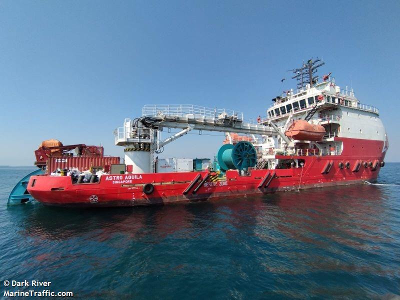 astro aquila (Offshore Support Vessel) - IMO 9812509, MMSI 563117300, Call Sign 9V6932 under the flag of Singapore